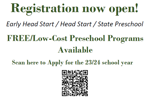 Head Start Free Low Cost Preschool Programs!