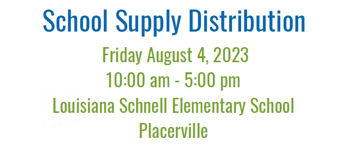 School Supply Distribution